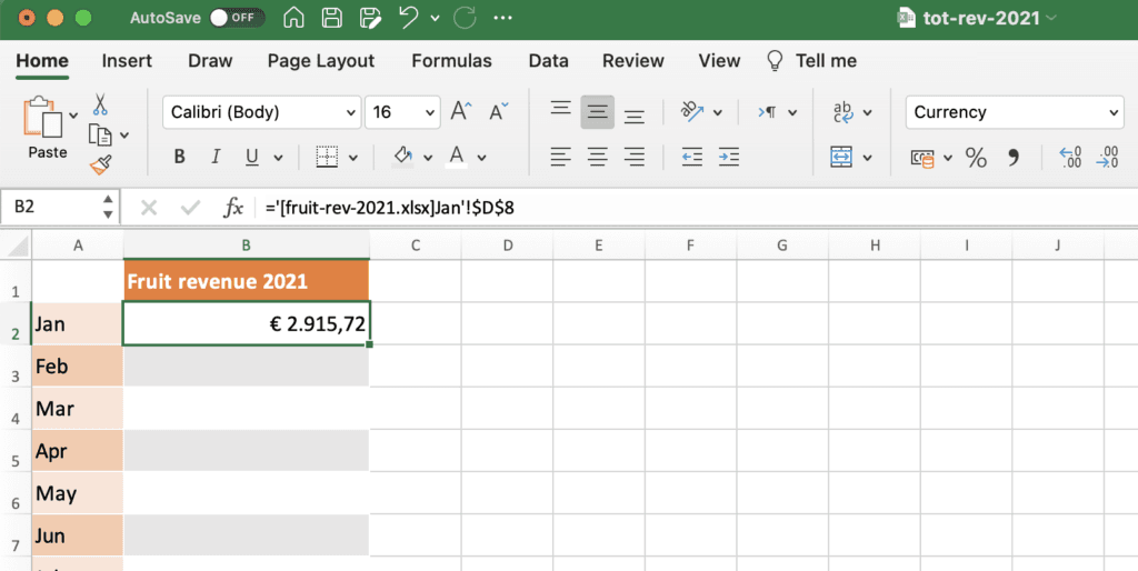 External link to a cell in a different workbook // PerfectXL Academy