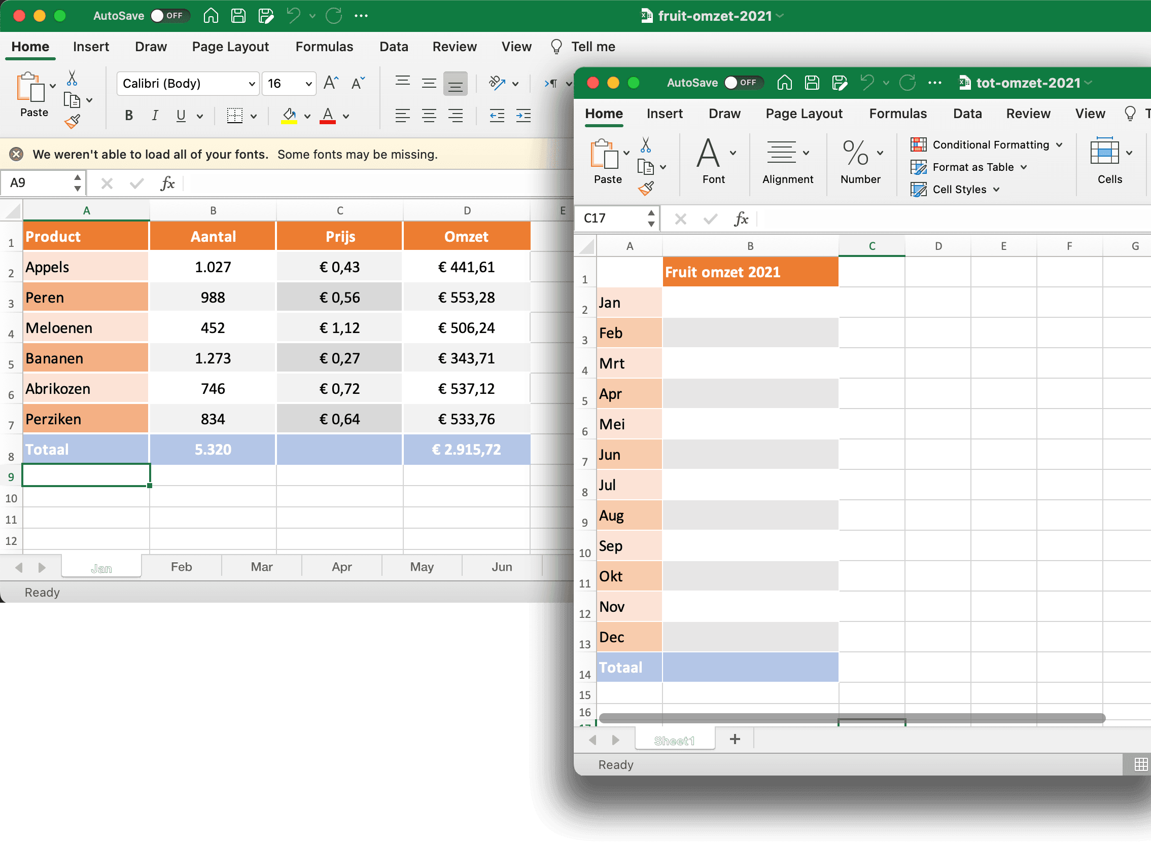 Open het bestemmingsbestand en het bronbestand om een externe link naar een andere werkmap te maken in Excel // PerfectXL Academy