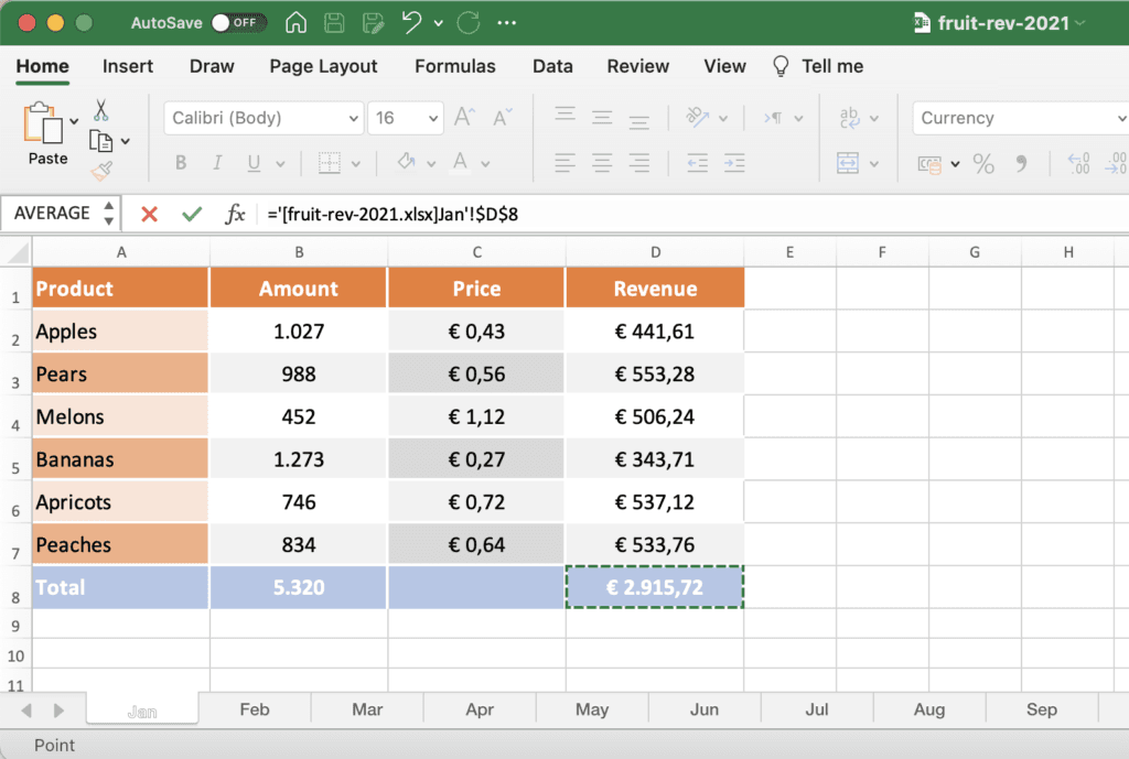 Select data in source workbook for external link in Excel // PerfectXL Academy
