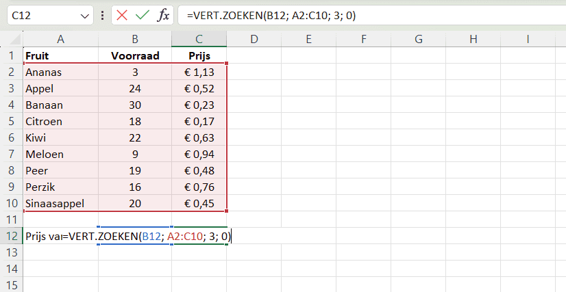 Exacte match VLOOKUP functie in Excel // PerfectXL Academy