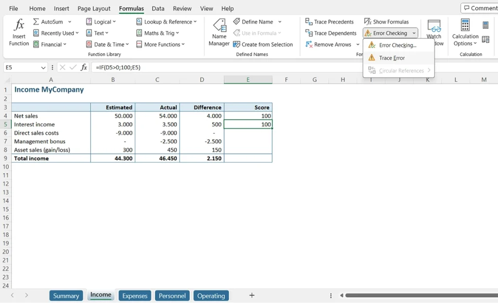 Extend the formula with the hidden circular reference // PerfectXL Extend the formula with the hidden circular reference // PerfectXL