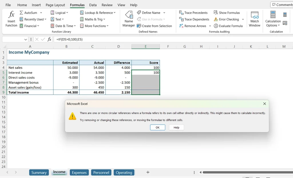 Repeat the standard Excel error check // PerfectXL Repeat the standard Excel error check // PerfectXL