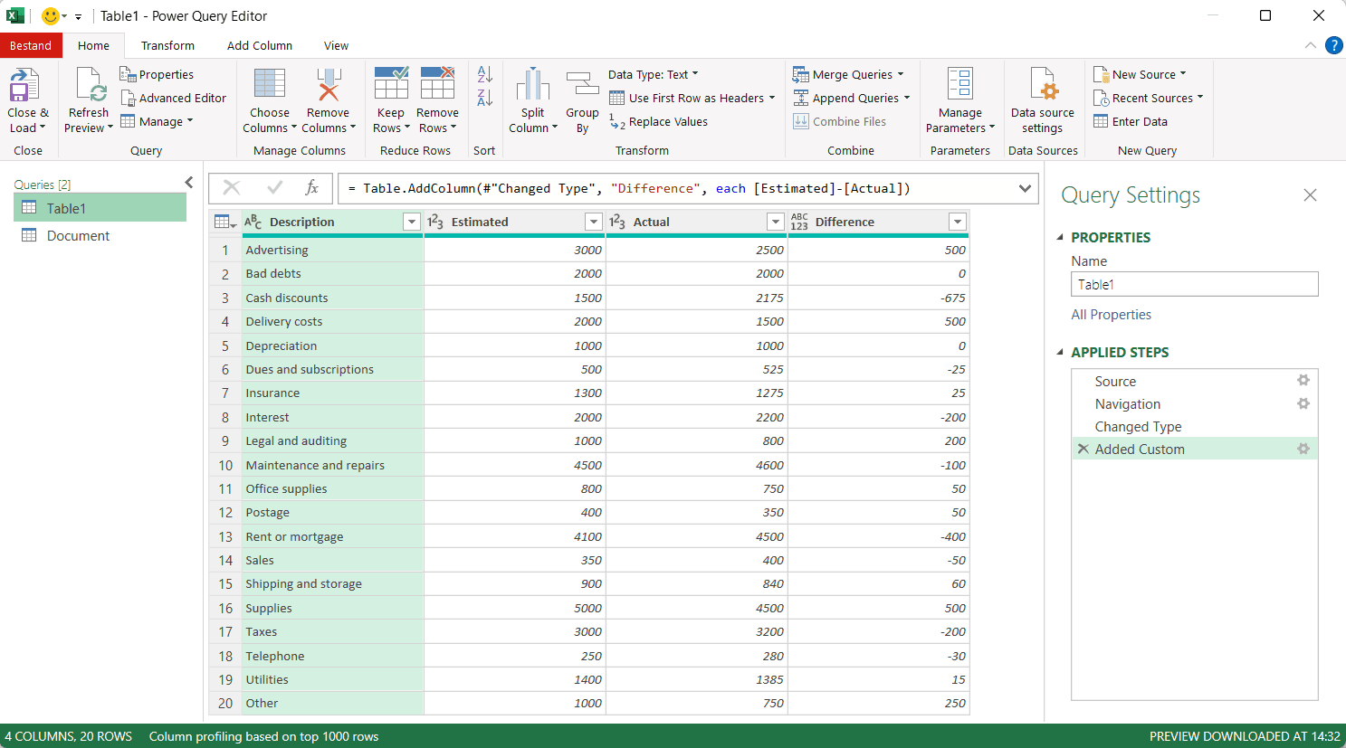 Query openen in PowerQuery // PerfectXL