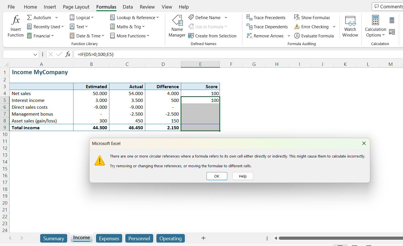 Openbaring van een verborgen kringverwijzing // PerfectXL