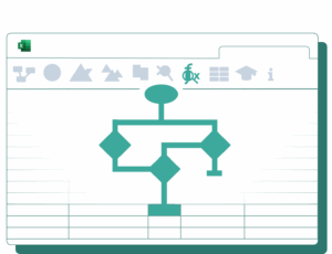 how-formula-gets-result Flowchart illustration inside Excel explaining how a formula calculates its result, visualized with Formula Inspector for clearer auditing and debugging.